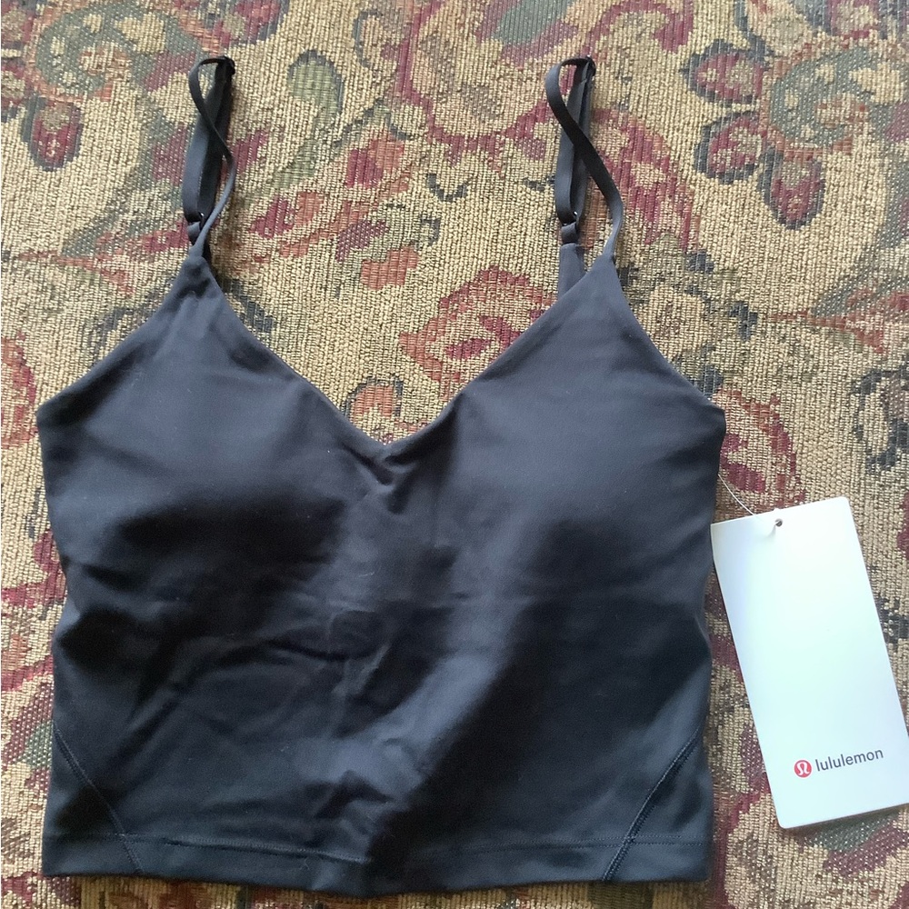 Lululemon Align Cropped Cami Tank A/B Size 2 Black